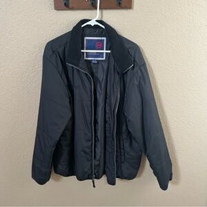 Free Country Men's Black Jacket Vintage Bomber Waterproof Windbreaker XL